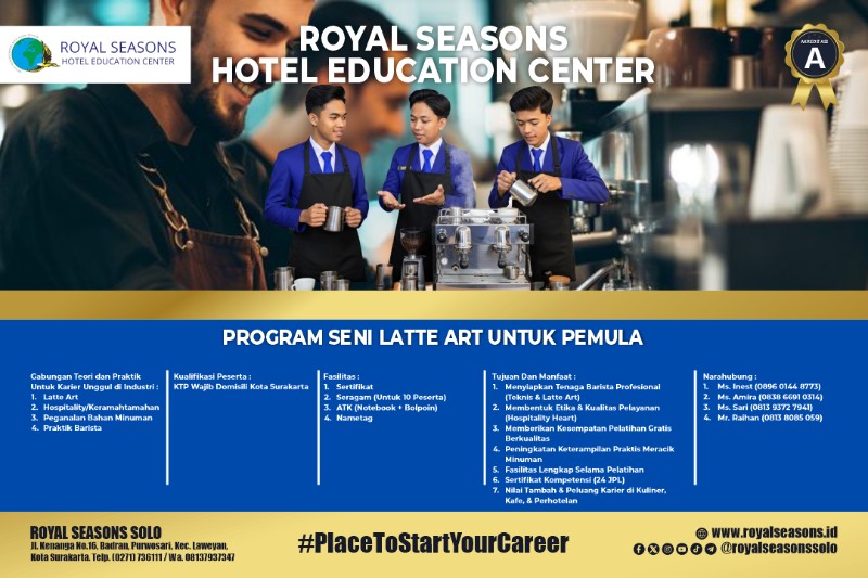 Pelatihan Barista: Seni Latte Art Untuk Pemula